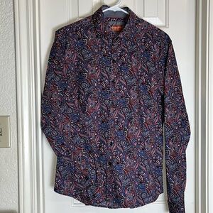 consequence dress shirts Consequence | Shirts | Consequence Paisley Long Sleeve Medium M Cowboy  Norteo